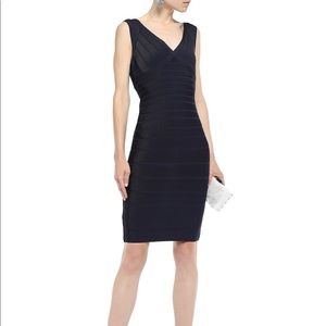 Herve Leger open-back bandage mini dress